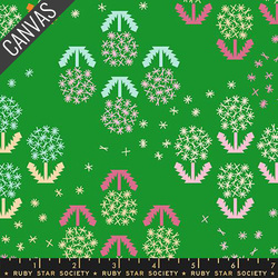 Wishes Canvas in Deep Verdant