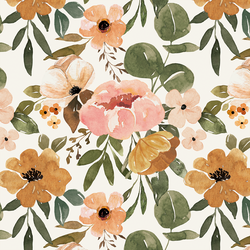 Charlotte Boho Floral in Cream