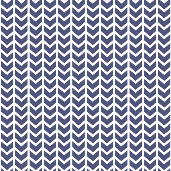 Broken Chevron in Indigo