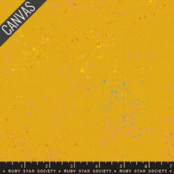Speckled Canvas in Goldenrod