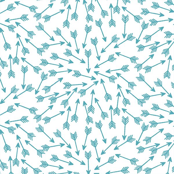 Arrows in Lagoon on White