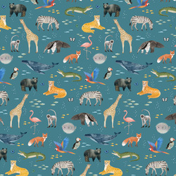 Animals in Dark Sky