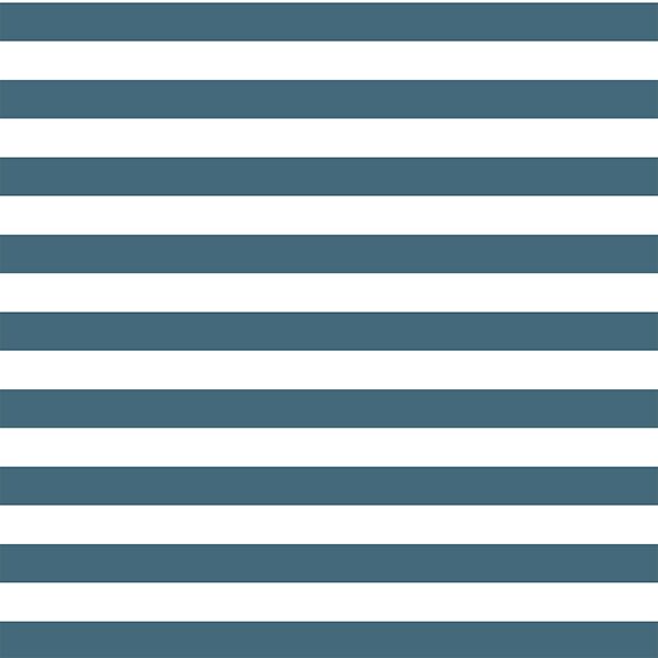 Horizontal Candy Stripe in Lake