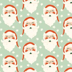 Large Jolly St. Nick in Mint Green