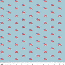 USA Flags in Blue