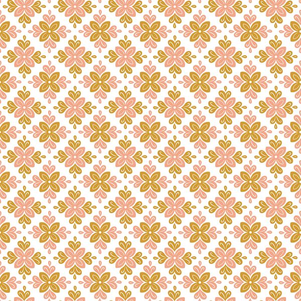 Wild Foulard in Gold and Blossom