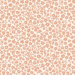 Flower Field in Rosy Pink
