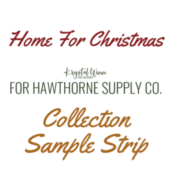 Home For Christmas Sample Strip