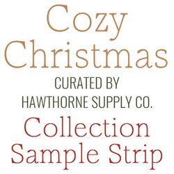 Cozy Christmas Sample Strip