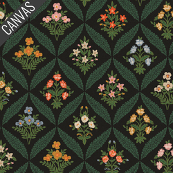 Estee Garden Canvas in Black Multi