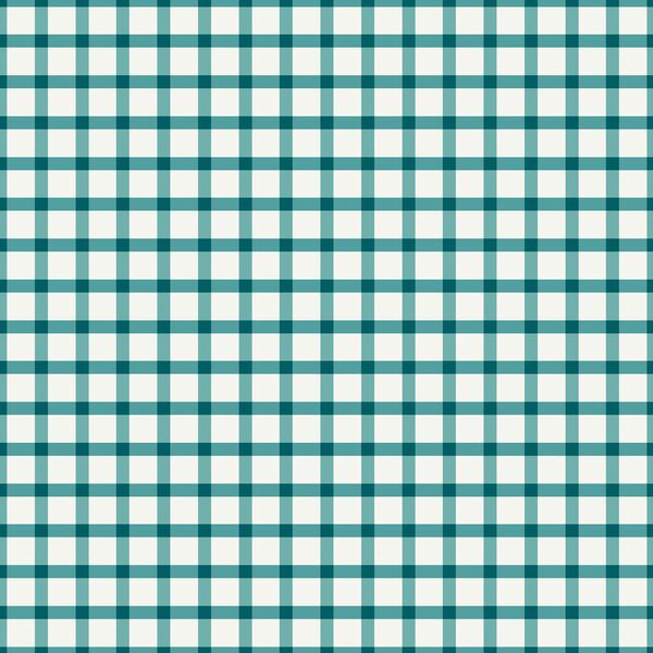 Polar Plaid in Teal