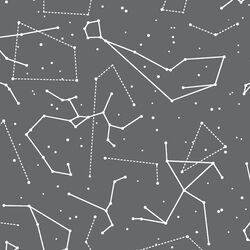 Star Charts in Charcoal