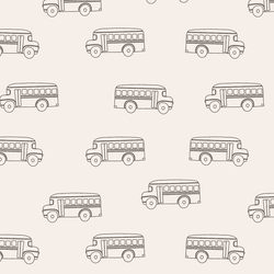School Bus in Warm Charcoal