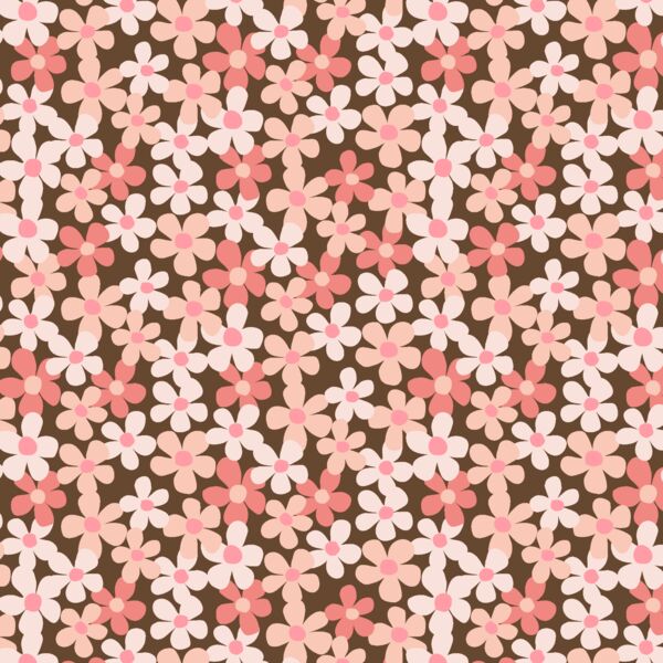 Big Sugar Floral in Dark Chocolate