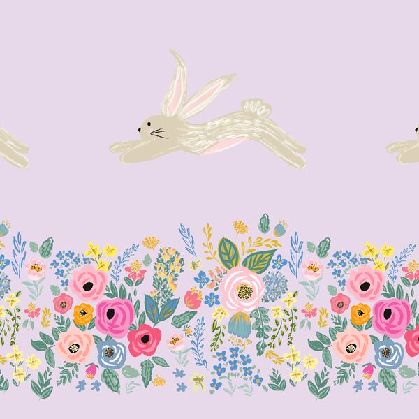 Frolic Double Border in Light Lilac