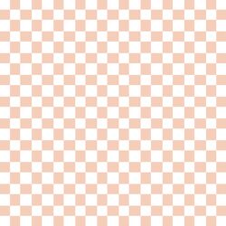 Spring Checks in Peach
