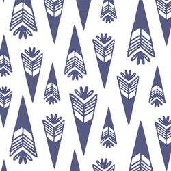 Arrowheads in Indigo
