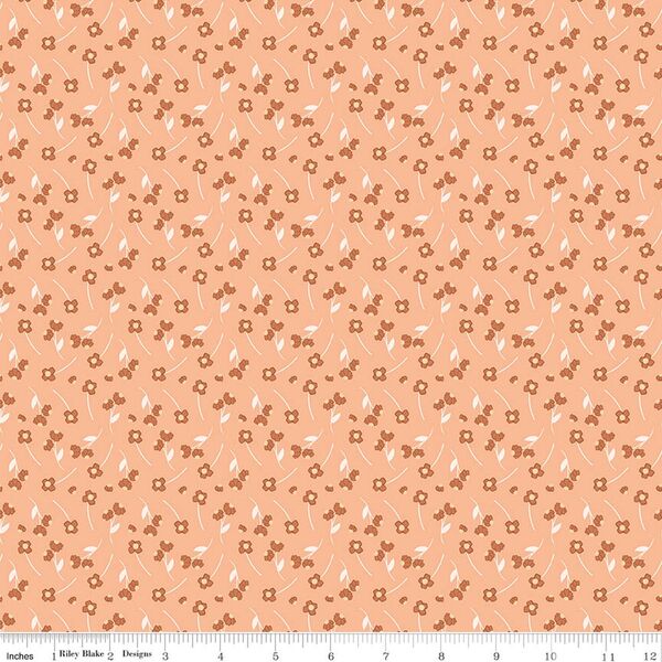 Flowers in Peach