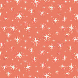 Sparkle Stars in Bright Berry Red