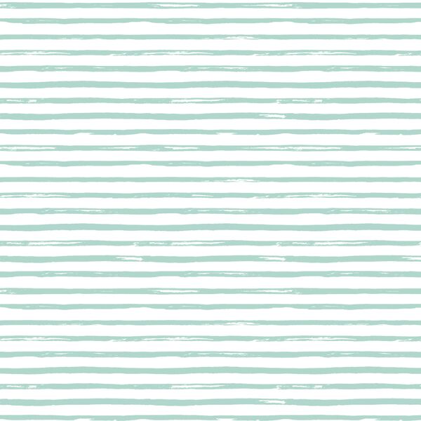 Small Watercolor Stripes in Spruce