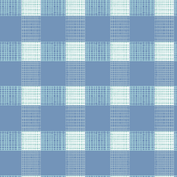 Woven Plaid in Blues
