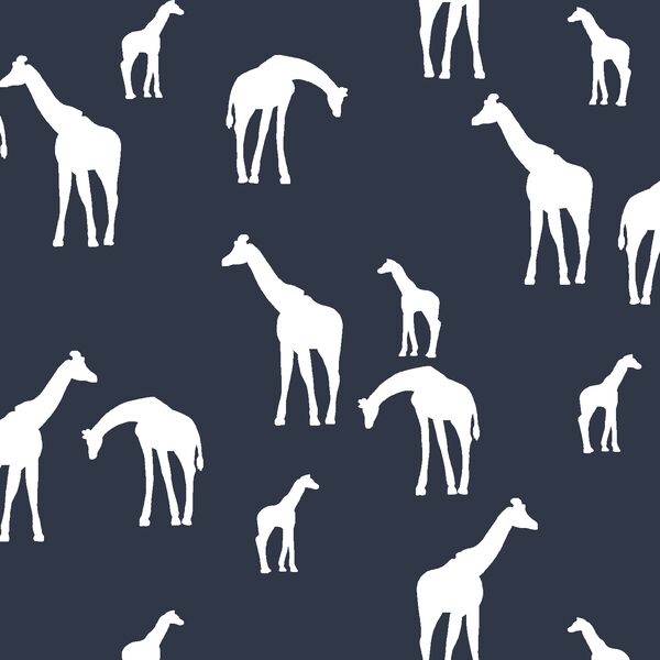 Giraffe Silhouette in Eclipse