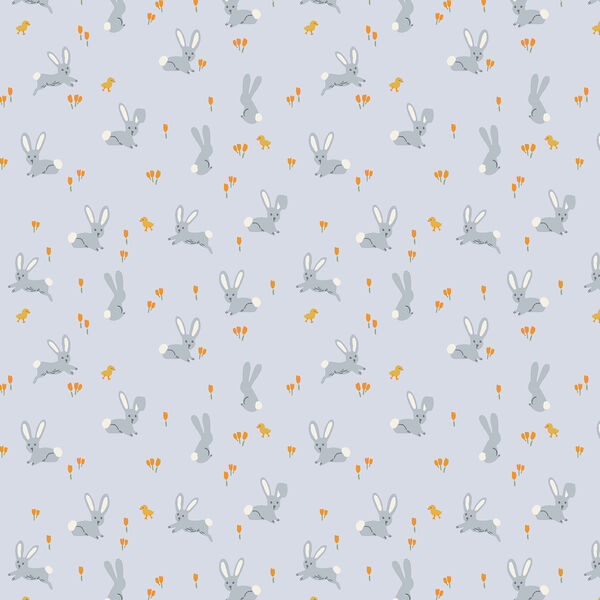 Bunnies in Blue
