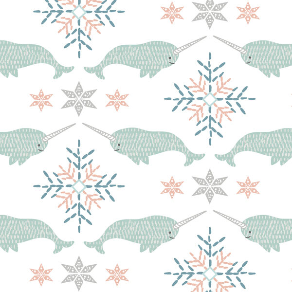 Narwhal Dance in White