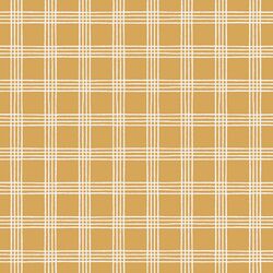 Plaid in Straw Yellow