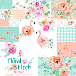 Floral Flock Fat Quarter Bundle Big Scale
