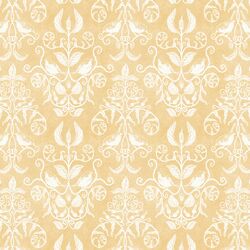 Filgree Damask in Primrose Yellow