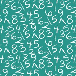 Tossed Numbers in Jade