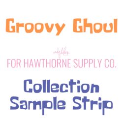Groovy Ghoul Sample Strip