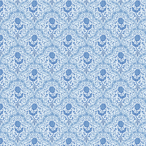 Blue Bell in Damask