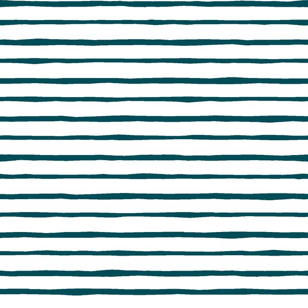 Artisan Stripe in Juniper in White