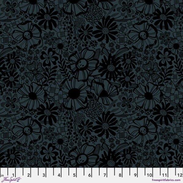 Floral Cacophony in Slate