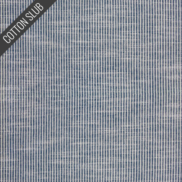 Cotton Slub in Nautical Stripe