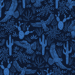 Courtship Dance in Navy Blue