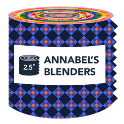 Annabel's Blenders: A Ruby + Bee Color Story 2.5" Strip Roll