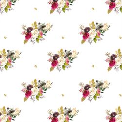 Large Woodland Bouquet in White
