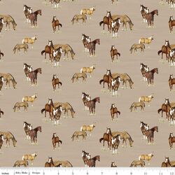Horses in Tan