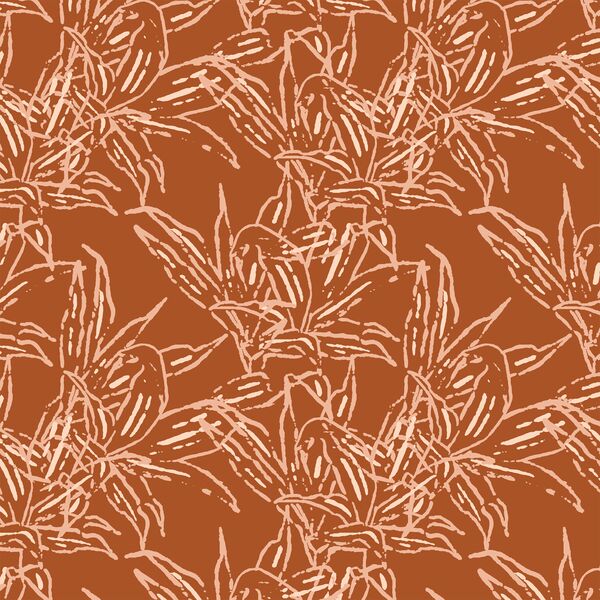Large Through the Leaves in Copper