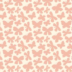 Winged Silhouette in Pink Petal