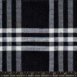 Horizon Plaid Chore Coat in Black