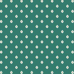 Tiny Ikat in Malachite Green