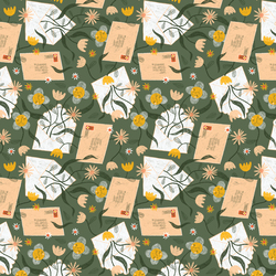 Love Letters in Green