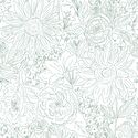 Paperie in Winter Green on White