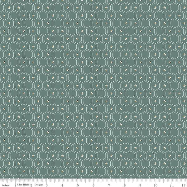 Honeycomb in Teal