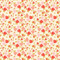 Cottage Floral in Rosy