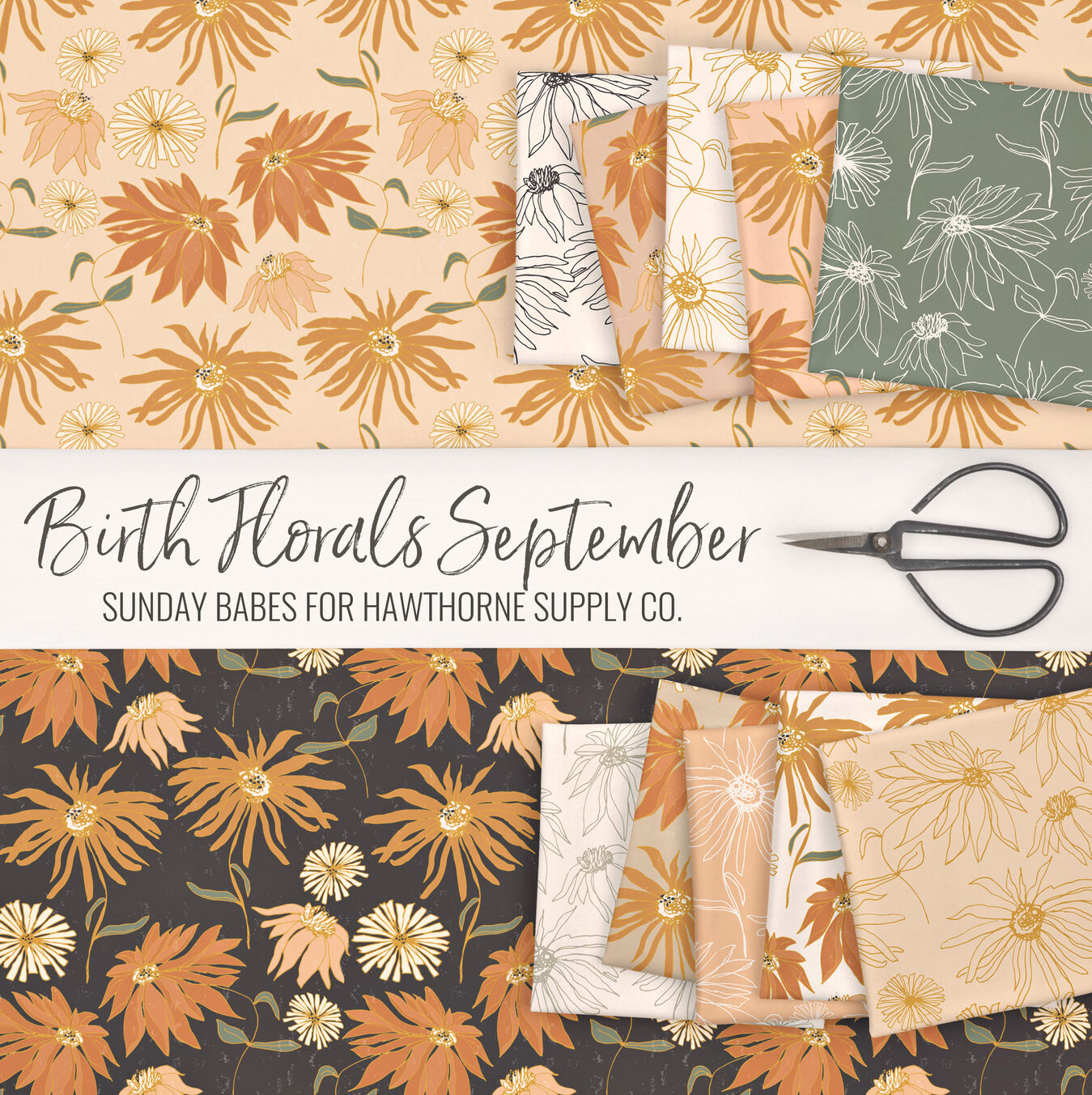 Birth Florals September Poster Image